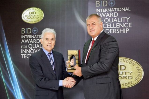 Fondi BESA sh.a. is awarded with the prize “ARCH OF EUROPE FOR QUALITY AND TECHNOLOGY” in Gold Category